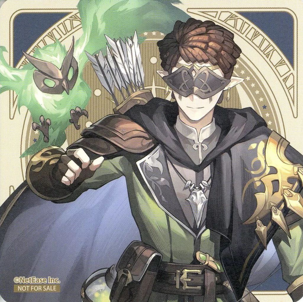 第五人格 占い師 コースター 4枚セット カフェ 中古】コースター 占い師(イライ・クラーク) コースター Fantasy World
