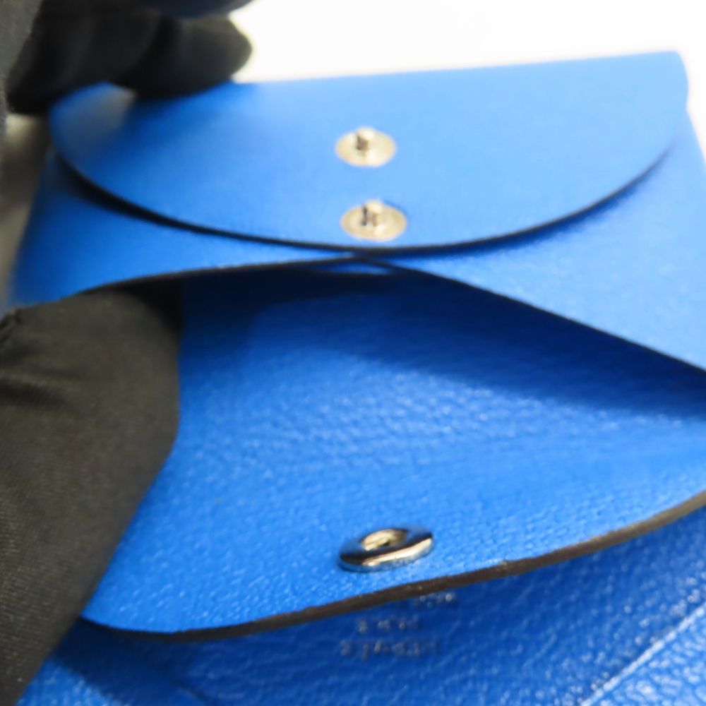 新品✨エルメス カルヴィデュオ ブルーロワイヤル 青 ≪値下げ≫【中古】 エルメス HERMES カルヴィデュオ ブルー