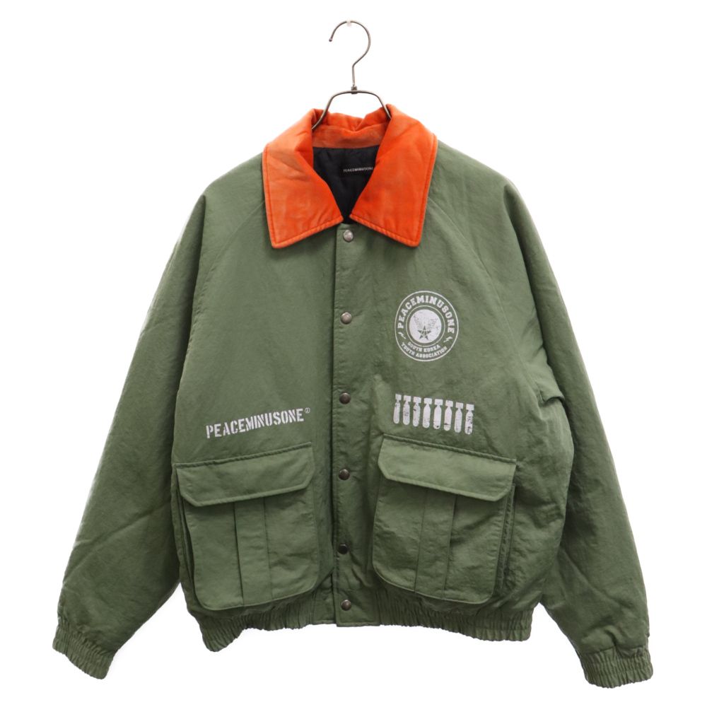 PEACEMINUSONEピースマイナスワンバックロゴ ボンバージャケット PEACEMINUSONEピースマイナスワンバックロゴ ボンバージャケット