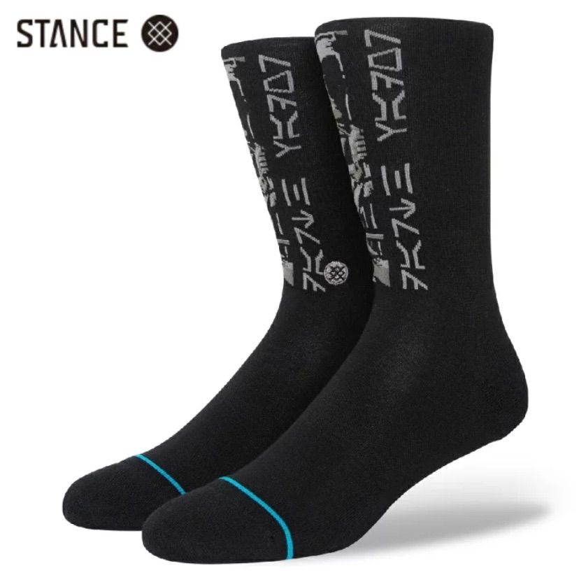 【STANCE kids】 size 22.0-24.5㎝　STAR WARS LORD VADER インフィニット コラボ ソックス ブラック 靴下 黒 INFIKNIT SOCKS Black スタンス x スター・ウォーズ