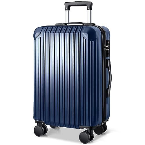 ブルー_Mサイズ（45L） [LAZARA] スーツケース キャリーケース 機内持