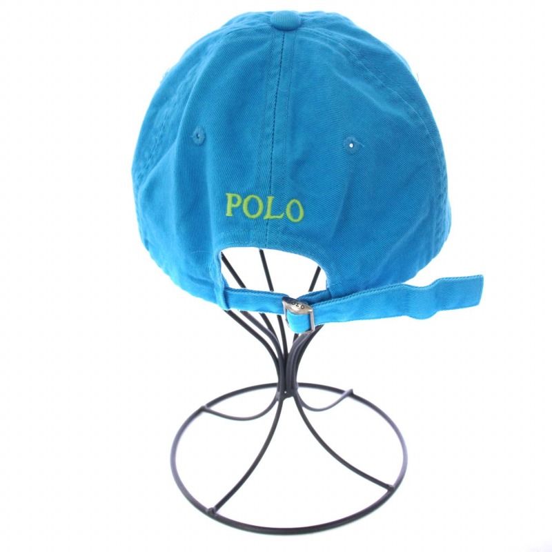 POLO RALPHLAUREN ポロ ラルフローレン キャップ　ブルー POLO RALPH LAUREN 【ボーナスストア 誰でも+5% 8/3 0:00〜8/5