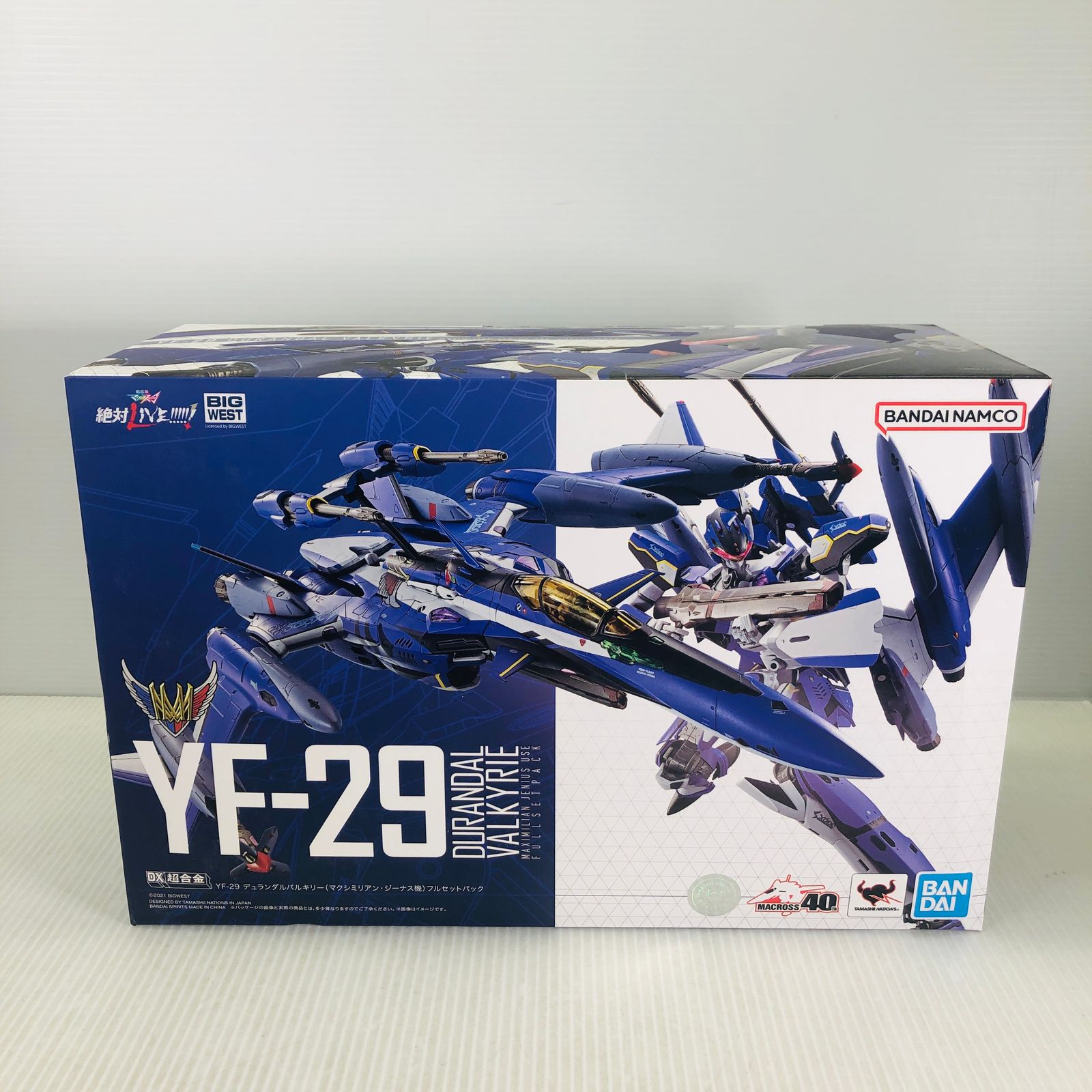 【未開封】DX超合金 YF-29　マクシミリアン・ジーナス機　フルセットパック