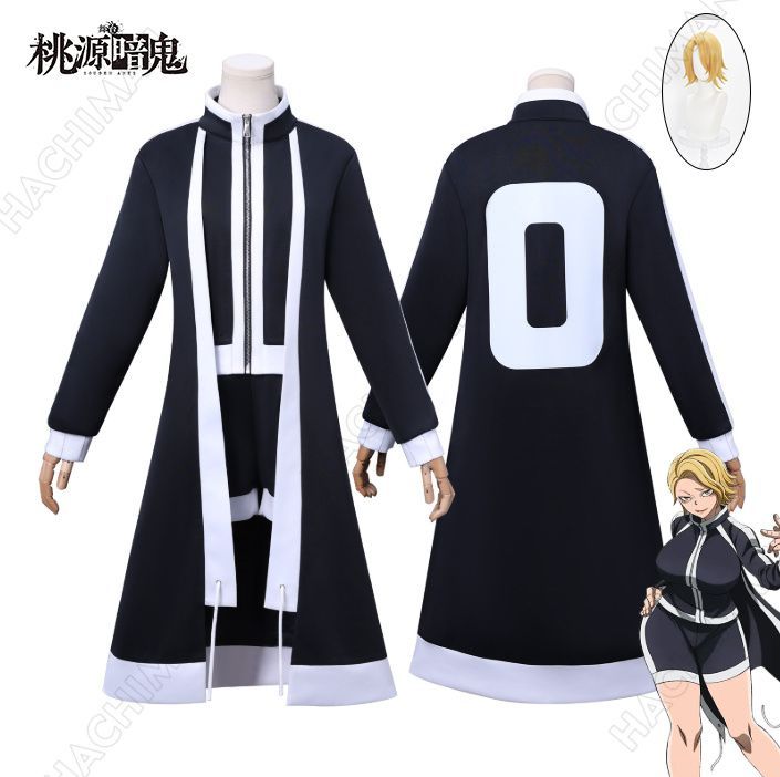 ウィッグ付き】桃源暗鬼 漣水鶏 屏風ヶ浦帆稀 キャラクター