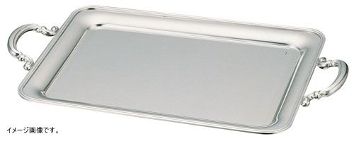 新品】角盆 手付 B渕 18-8 （ステンレス） UK 人気 18インチ 新品】角