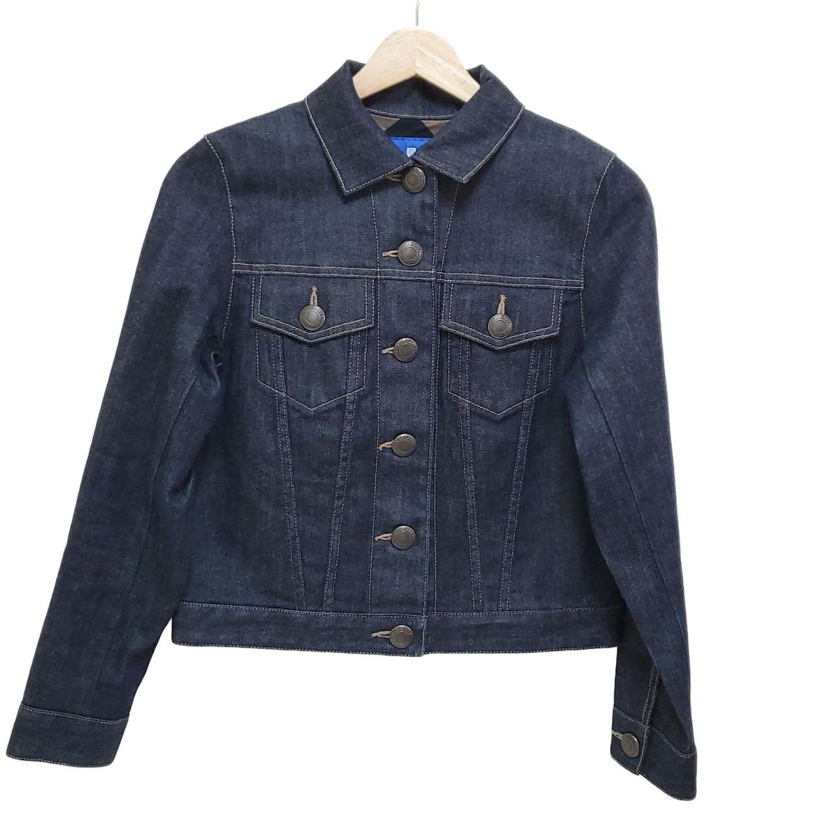 BLUE LABEL CRESTBRIDGE ブルーレーベルクレストブリッジ Gジャン サイズ38 M レディース - ダークネイビー 長袖|春|秋