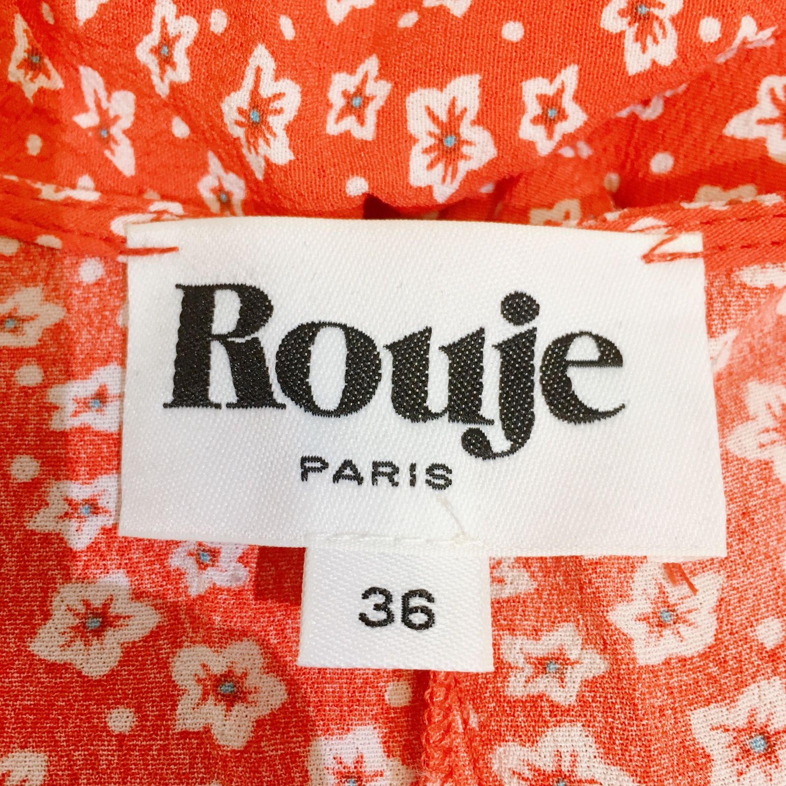 美品】Rouje PARIS 花柄ワンピース レディース Mサイズ - マカセル