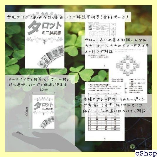 グリーン ウィッチ タロット 特製ボックス入り タロット占い解説