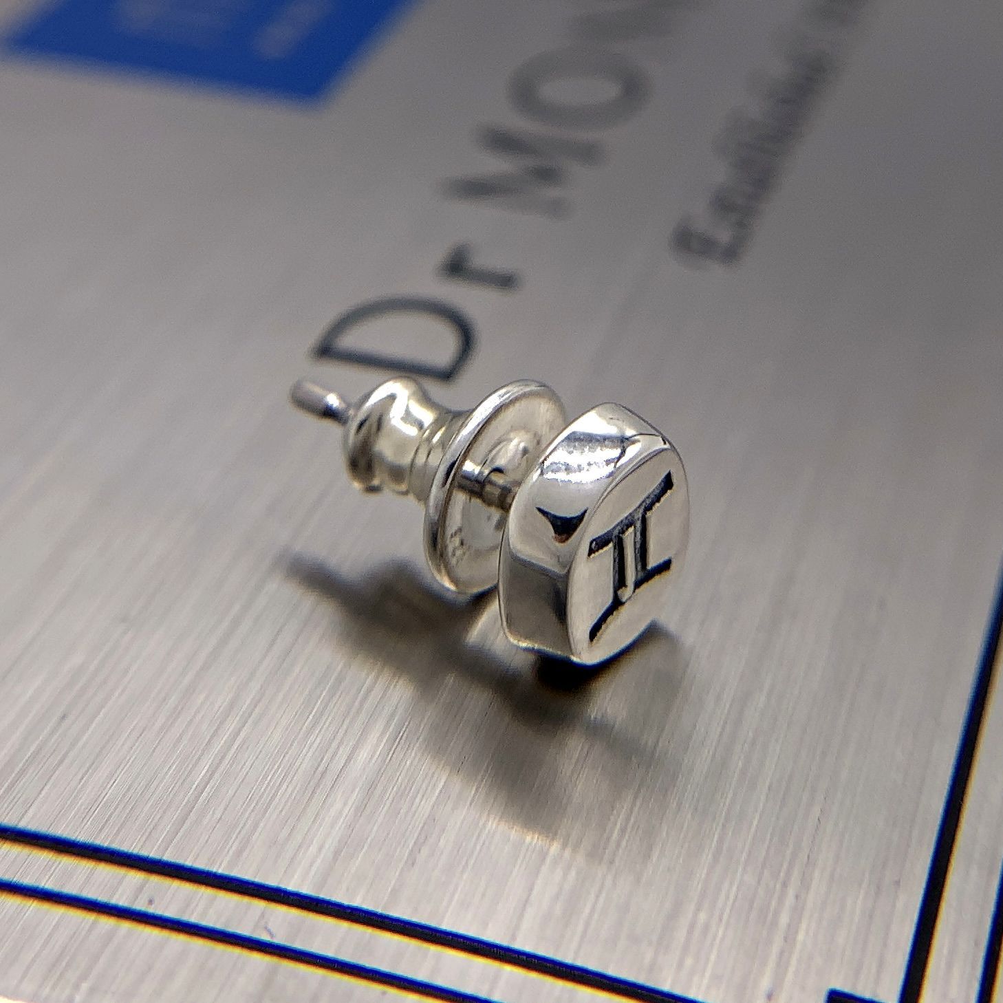 うお座 星座 メンズピアス シルバー925 片耳用 新品 送料無料 snd096