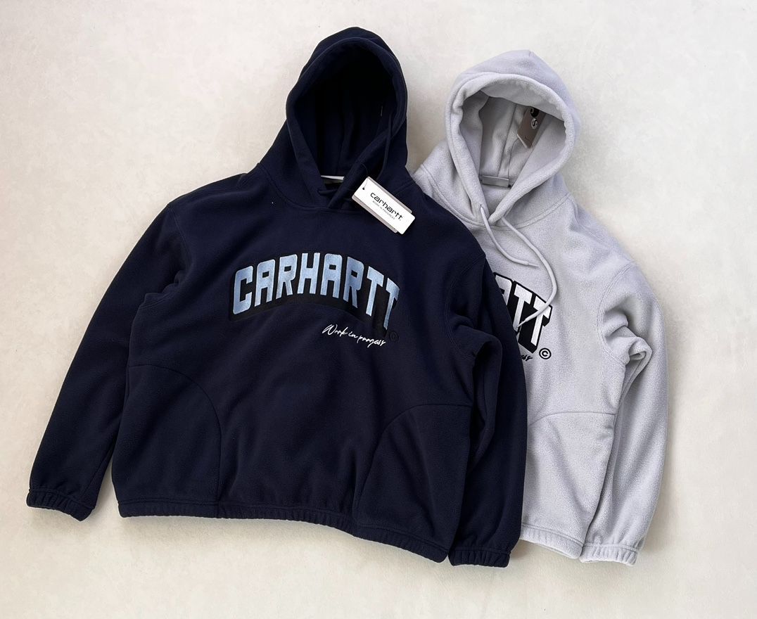 Carhartt 25SS スタイリッシュ刺繍ロカビリーフードスウェットシャツ