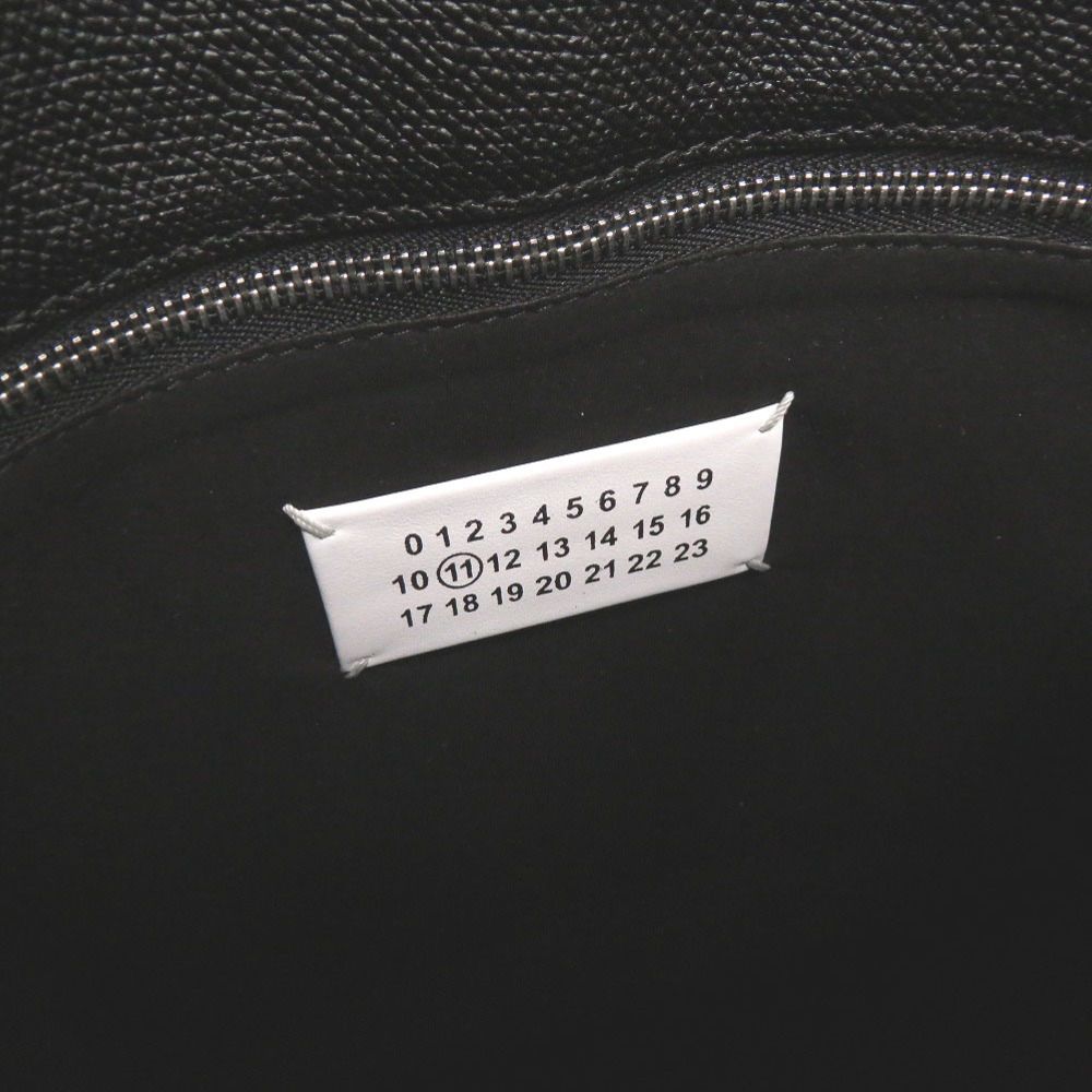 美品 メゾン マルジェラ 4ステッチ S55WC0125 レザー ブラック トート
