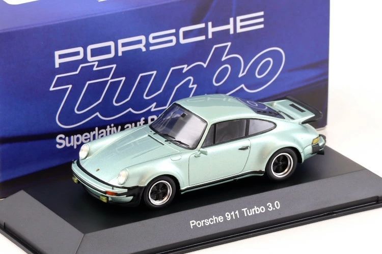 スパーク 1|43 ポルシェ 911 ターボ 3.0 クーペ 1977 シルバーグリーンメタリック Spark Porsche Turbo 3.0 Coupe MAP02030224
