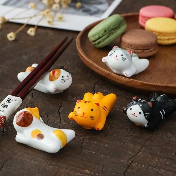迅速発送】speed mao 可愛い ねこちゃん セラミック 箸置き カラトリー