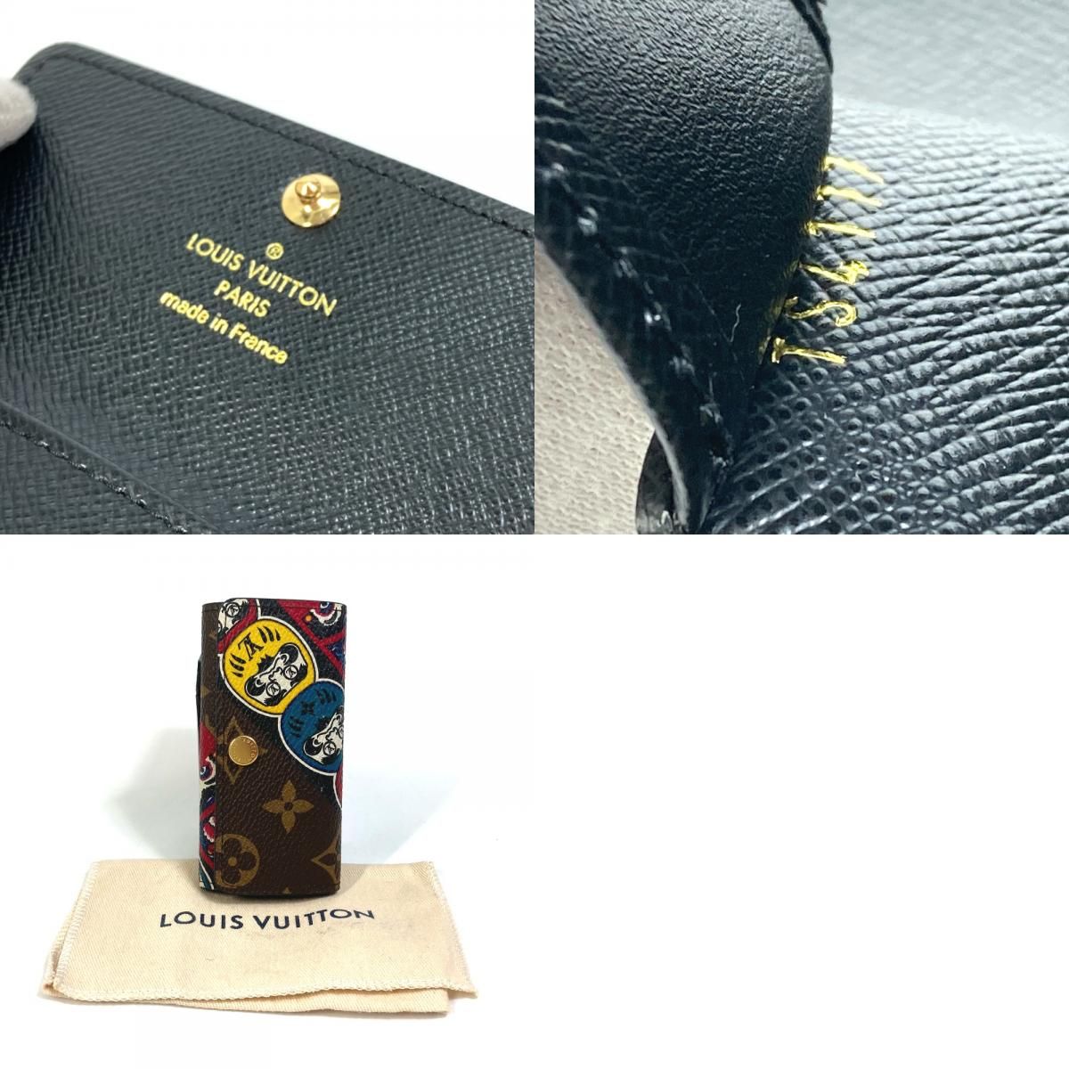 ルイヴィトン　モノグラム キーケース　4連　山本寛斎 ダルマ キーケース4本 ミュルティクレ4 ダルマ 達磨 歌舞伎モチーフ 山本寛斎