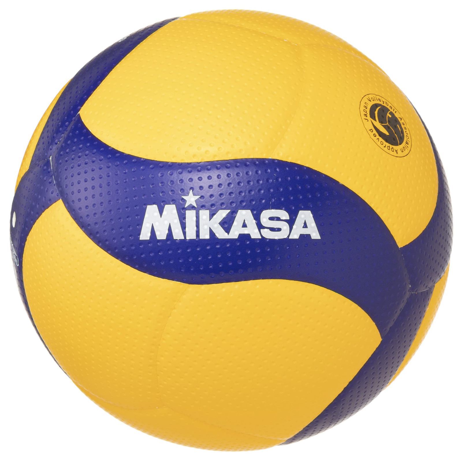 【単品】 ミカサ(MIKASA) バレーボール 5号 国際公認球 検定球 一般・大学・高校 イエロー/ブルー V300W 推奨内圧0.3(kgf/?)