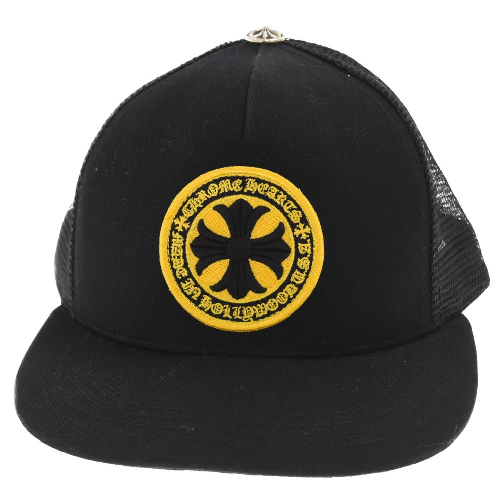 CHROME HEARTS (クロムハーツ) YELLOW CH PLUS TRUCKER CAP イエロー 