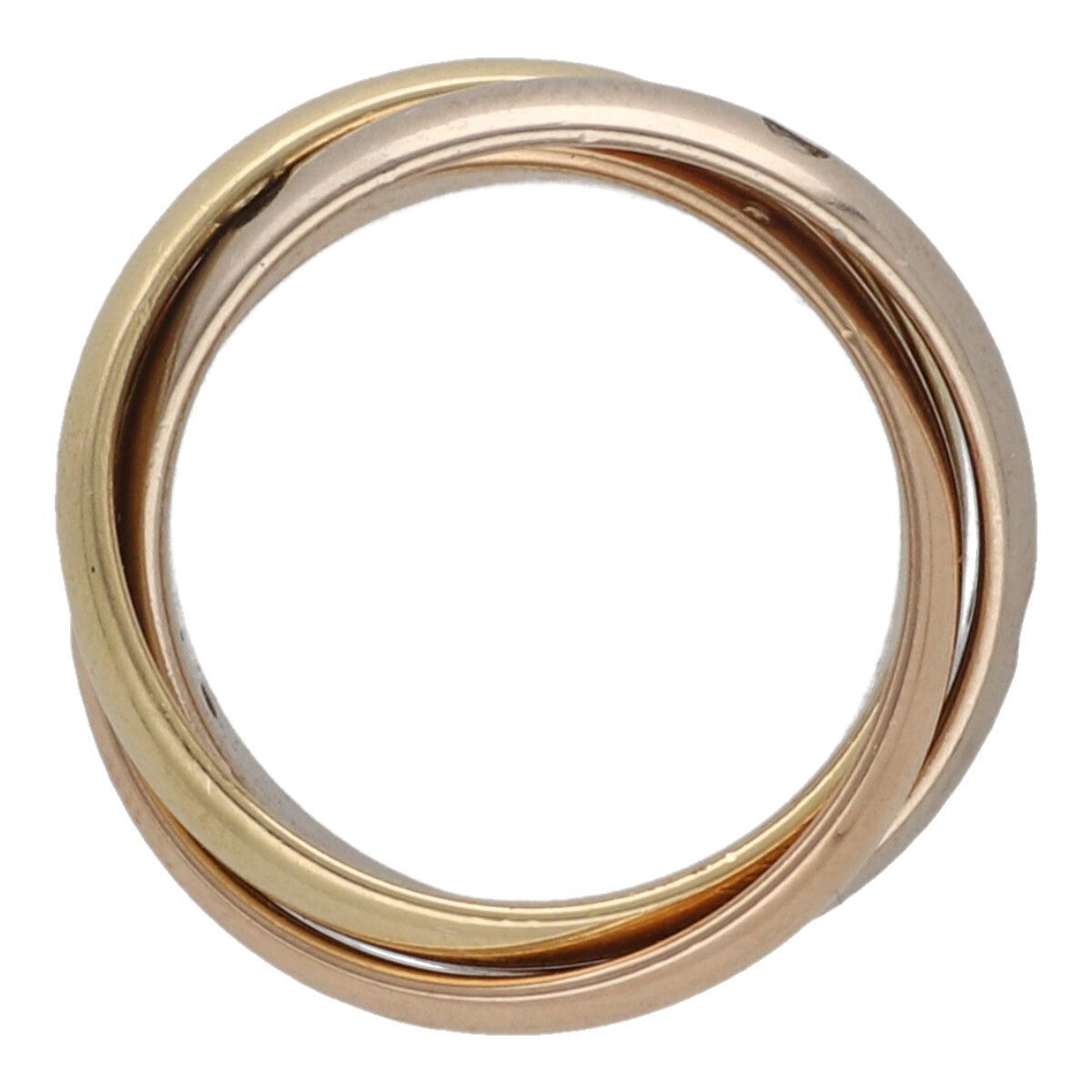【超特価】 中古】 B4236449 49 5PD トリニティリング カルティエ Cartier ゴールド