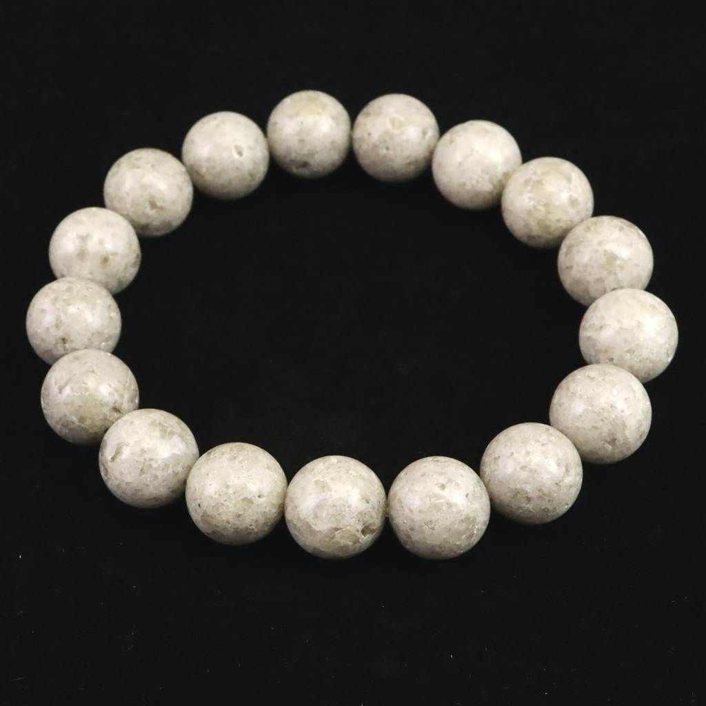 宮崎県産 二ニギ水晶 12mm玉ブレスレット 証明書付 41.1g 【榎本通商