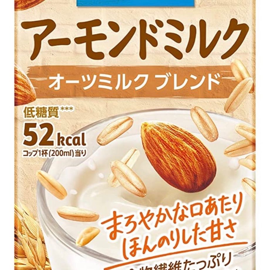 AZ アーモンドブリーズ アーモンドミルク プラス オーツミルク 1L×6本