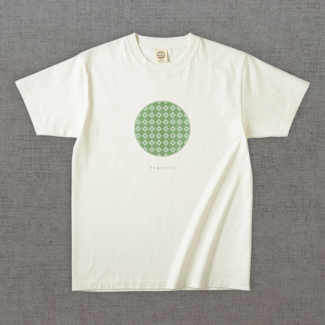 和柄Tシャツ　網代 -彩・円-