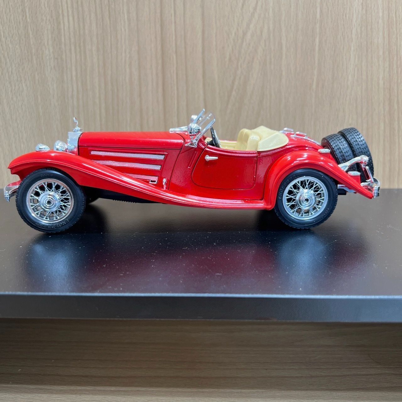 【美品】ブラーゴ　メルセデスベンツ500Kロードスター　1936年　モデルカー