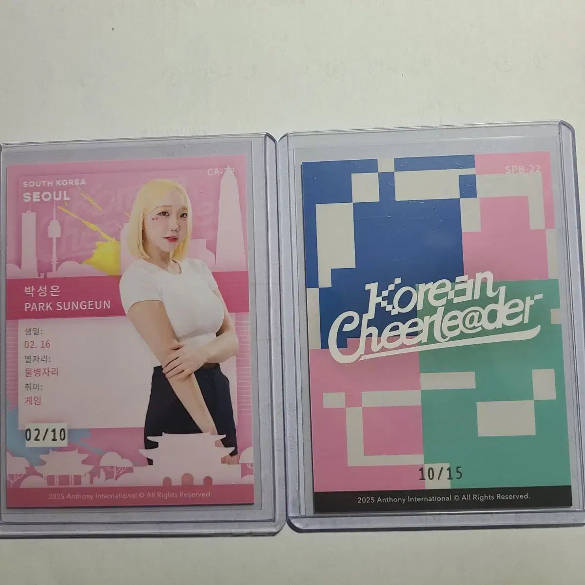 語るに足る パク ソン チアリーダー トレカ フォトカード 2 種 セット 夏セール開催中！