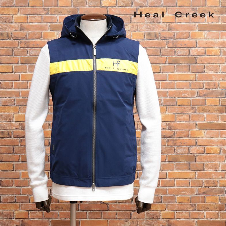 Heal Creek アイボリー フード付きベスト Heal Creek アイボリー フード付きベスト（☆50%OFF価格☆Heal