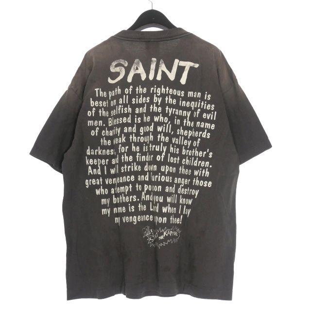 セントマイケル SAINTMICHAEL 25SS RAPTURE SS TEE Tシャツ カットソー 半袖 L ブラック 黒 SM-HR8-0000-015