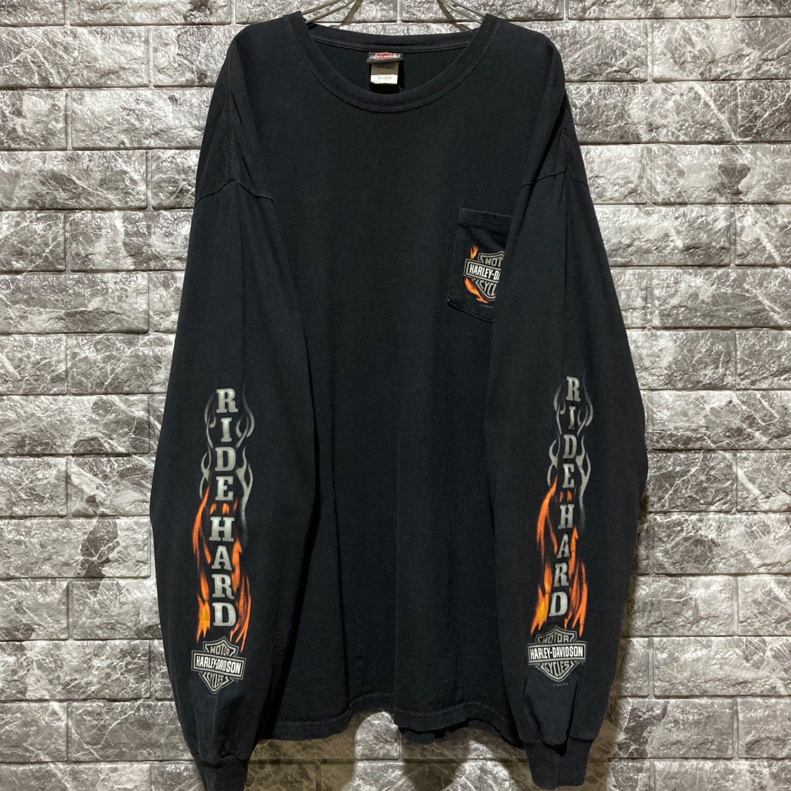 HARLEY DAVIDSON ロンT ハーレーダビッドソン 2XL a3