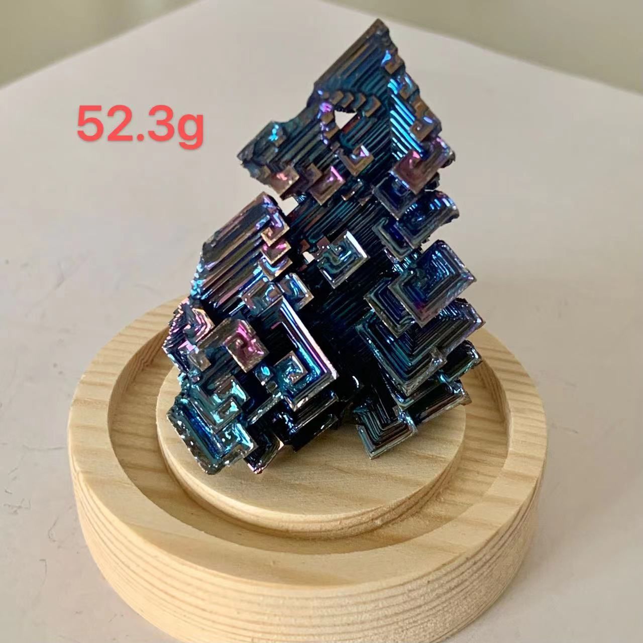 ビスマス結晶 52.3ｇ＋ガラス保存容器 - HIROWA - メルカリ