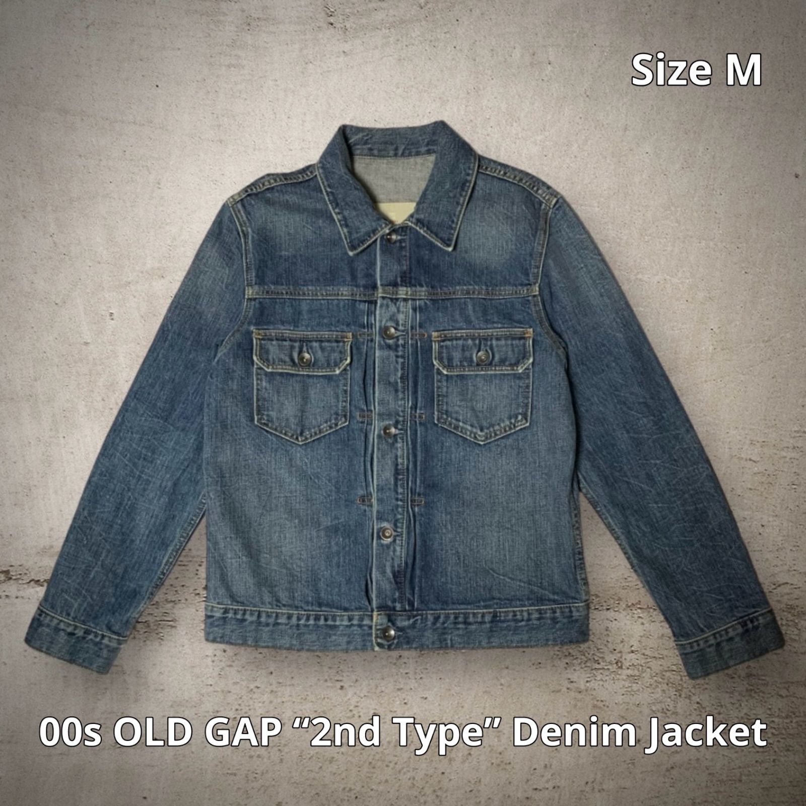 SPECIAL】00s Curved Zip Denim Jacket肩幅48cm - Gジャン/デニム ...