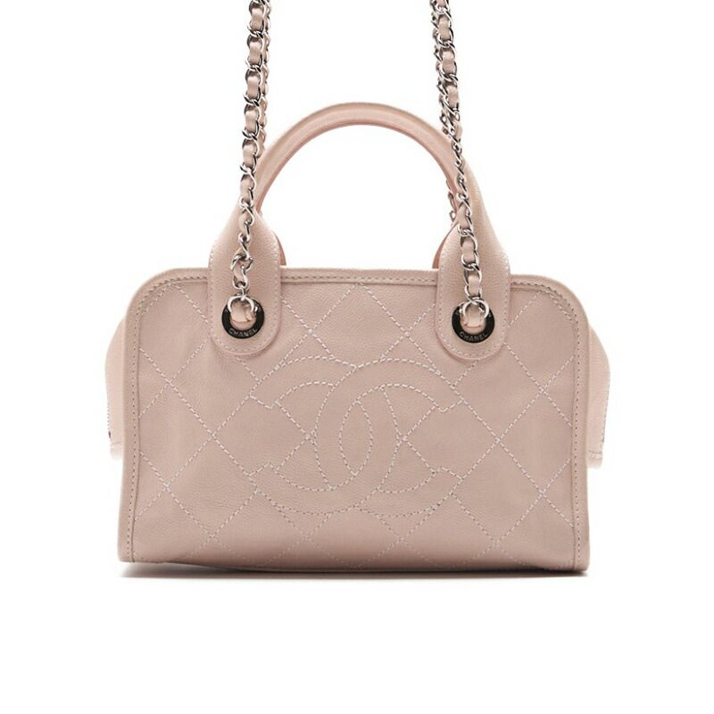 CHANEL シャネル キャビアスキン ココマーク 2WAY ショルダーバッグ