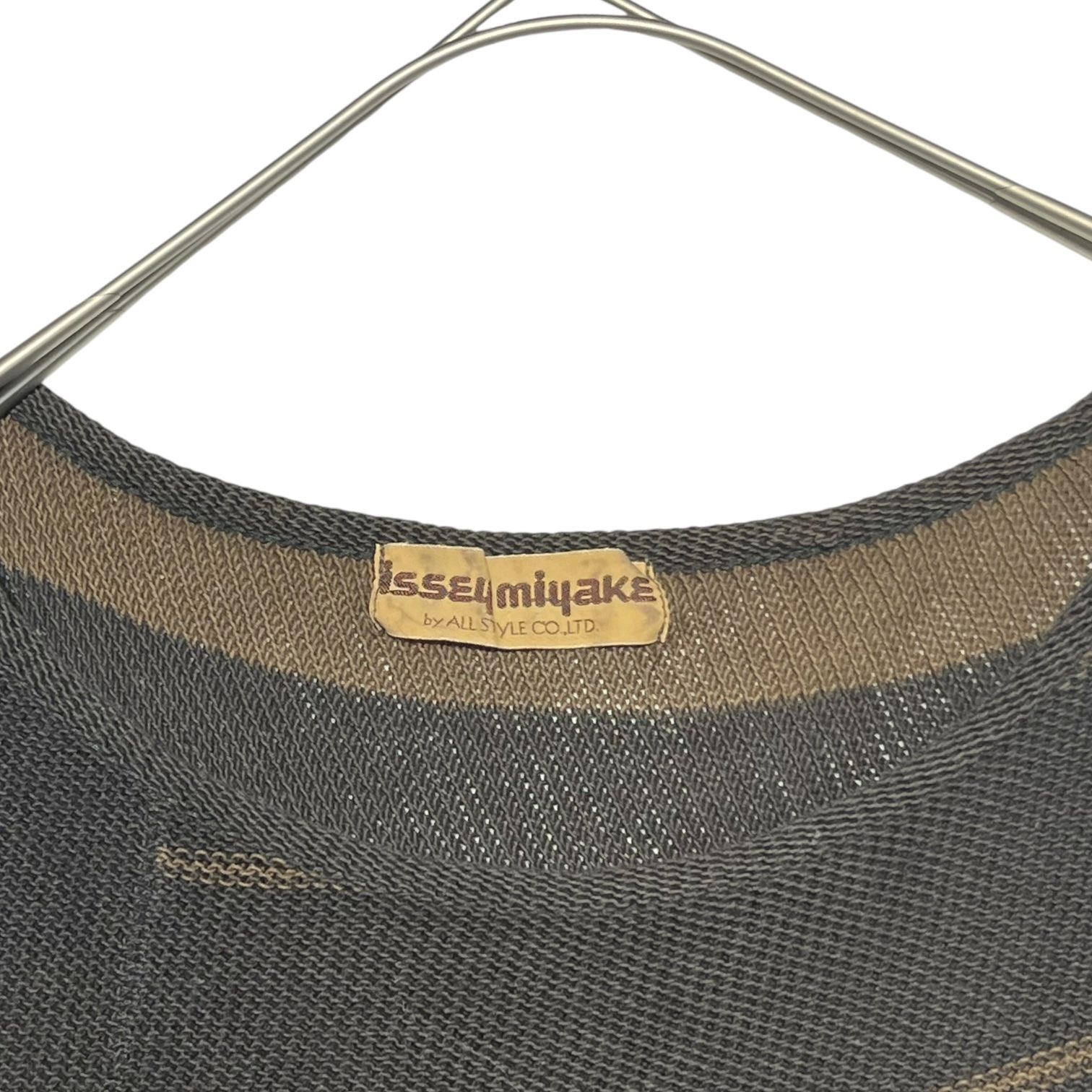 ISSEY MIYAKE(イッセイミヤケ) 70's random border knit sew 70