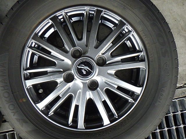 231-680 Fang アルミホイール＆ラジアルタイヤ 145 80R13 2020年 ４本セット