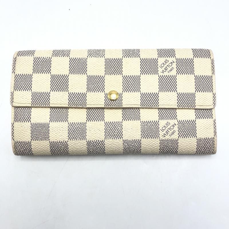 【中古】LOUIS VUITTON ポルトフォイユサラ N61735 ダミエアズール ホワイト ルイ・ヴィトン[10]