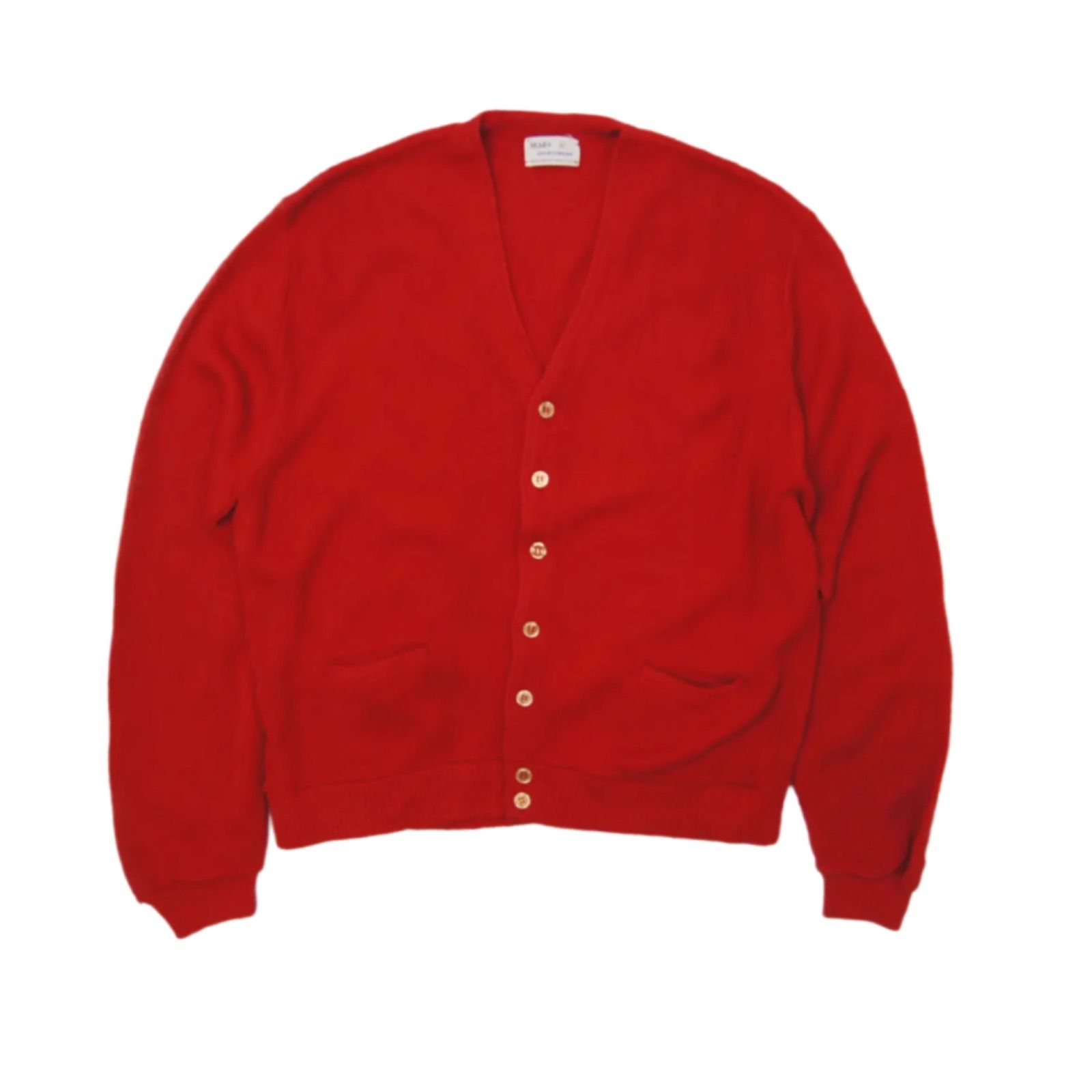 60's SEARS Acryl cardigan / 古着 シアーズ ローバックス USA製