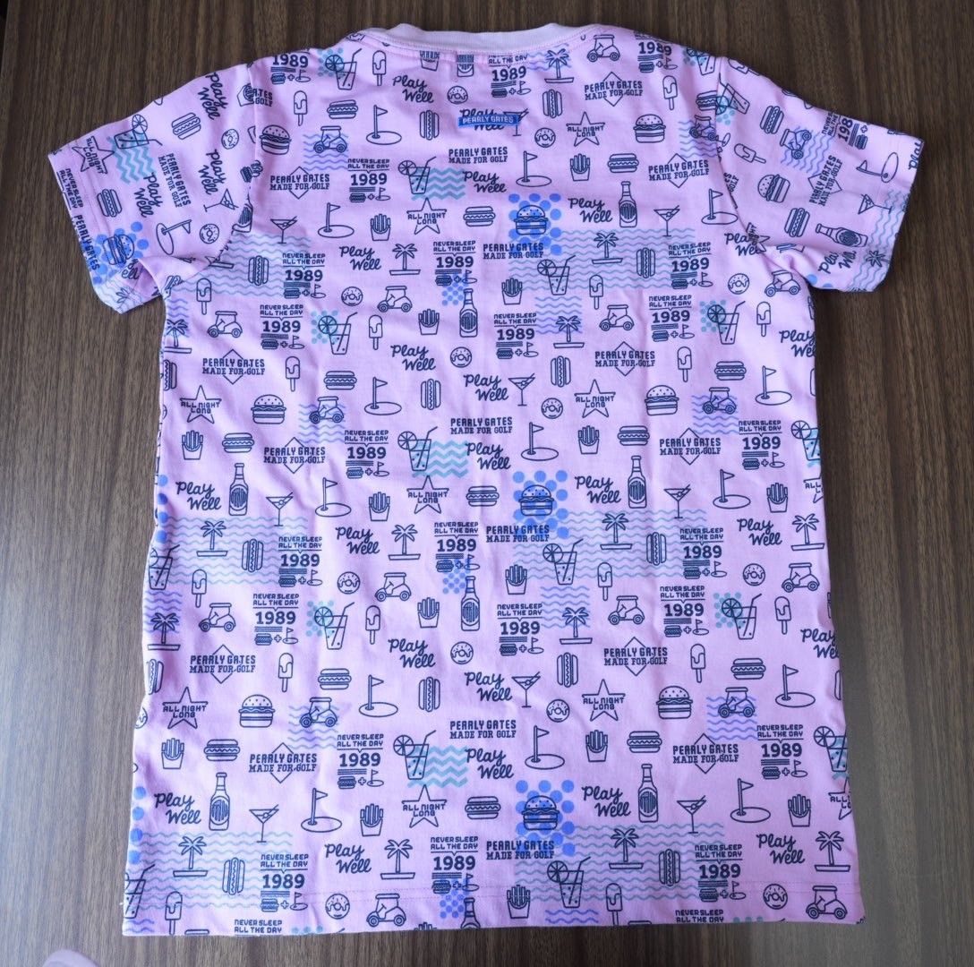 ☆超美品☆パーリーゲイツ 半袖Tシャツ レディースゴルフウェア