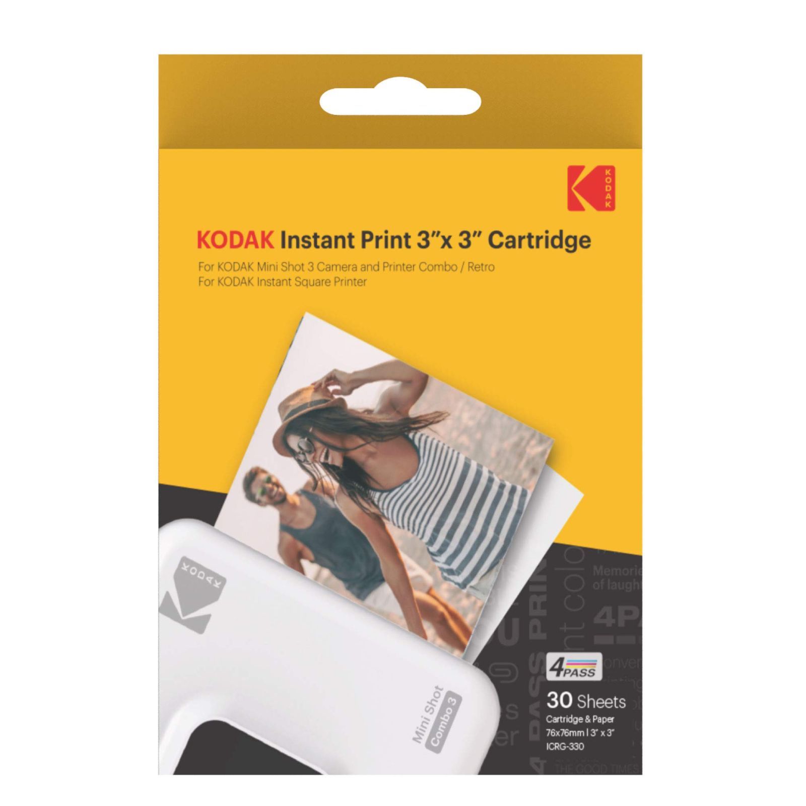 コダック（Kodak）Mini 3＆Mini Shot 3シリーズ用 3x3インチ