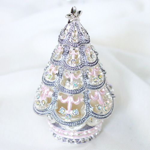 EX526【正規品】レースツリー ジュエリーボックス 大人可愛いジュエリーケース ギフト  誕生日プレゼント クリスマスツリー クリスマス 可愛い 置物 キッズ 子供 ジュエリー収納 アクセサリー ピィアース 東京銀座PICALS 東京銀座ピカルス mer12