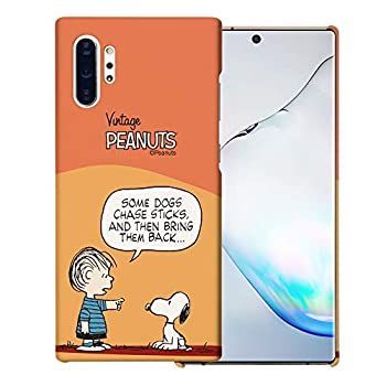 【中古】【輸入品・未使用】Galaxy Note10 Plus ケース と互換性があります Peanuts Snoopy ピーナッツ スヌーピー ハード ケース/艶消しの硬い スリム スマホ カバー 【 ギ