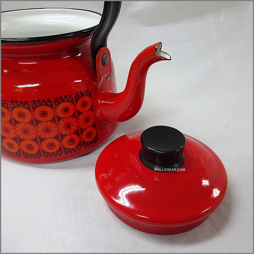 1960年代 北欧 ビンテージ FINEL フィネル ホーロー ケトル 琺瑯