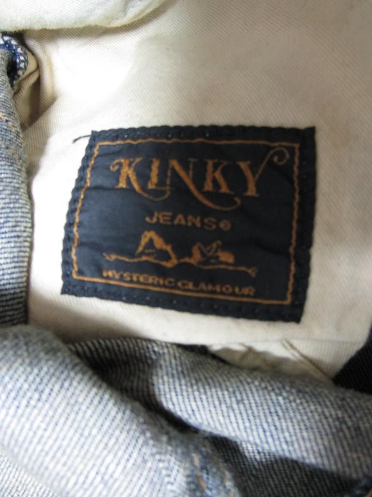 ★KINKY JEANS / HYSTERIC GLAMOUR　キンキージーンズ/ヒステリックグラマー　デニム　ジーンズ　ウォッシュ加工　送料込み　F　958927