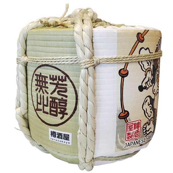 飾り樽 飾り樽 雷神 1斗樽 18Lsize(S size) ディスプレイ樽 Japanese