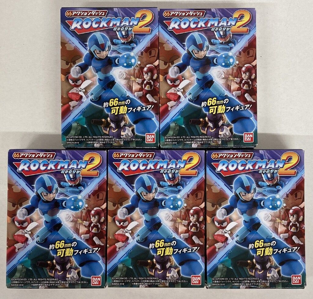 バンダイ 66アクションダッシュ ロックマン2 全5種セット - メルカリ