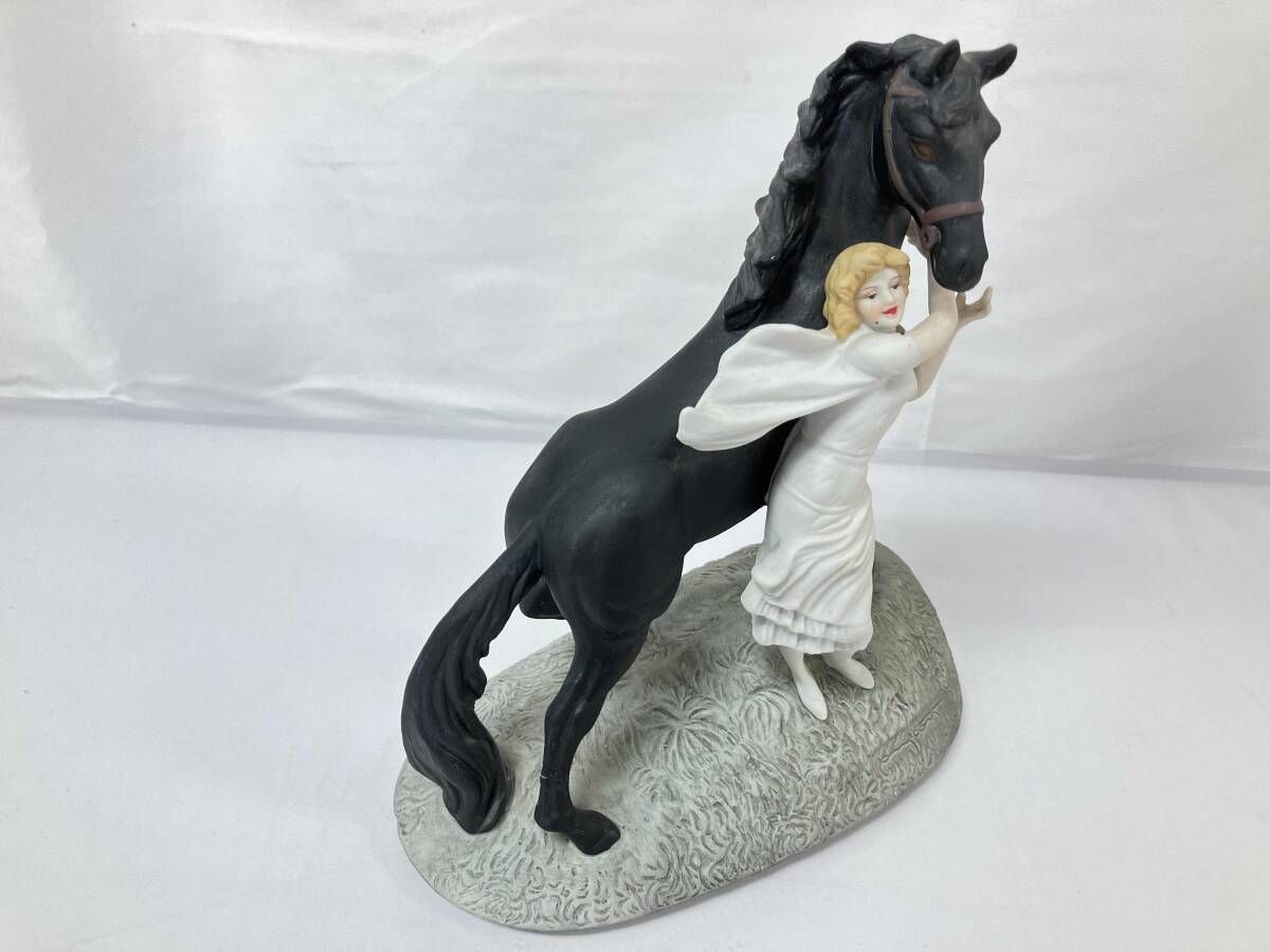 超人気、高品質で超激安。 LOUIS ICART ルイ イカール フィギュリン 馬と女性 【本物保障】