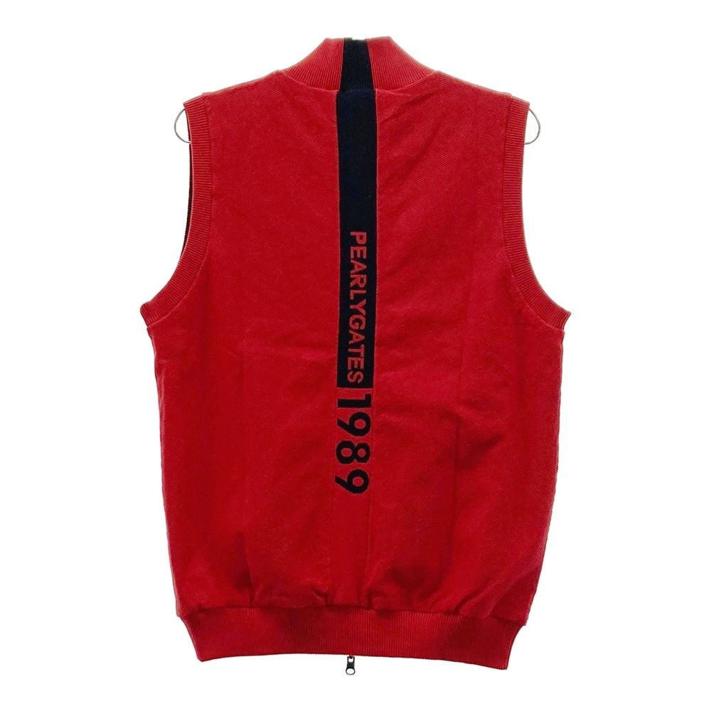 サイズ：4 PEARLY GATES パーリーゲイツ リバーシブル ジップベスト