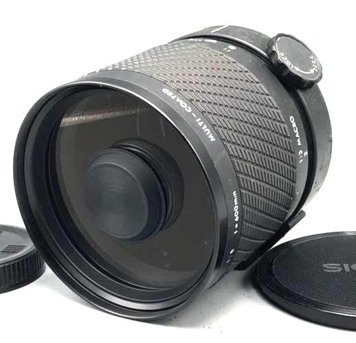 Sigma シグマ MIRROR-TELEPHOTO 600mm F8 MULTI-COATED キヤノンEF EOS black レンズ
