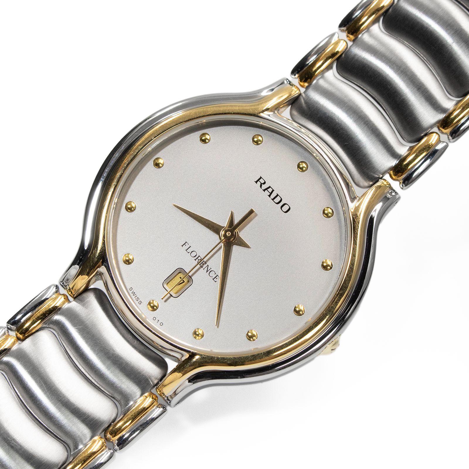 稼働品✨️RADO 腕時計 クォーツ フローレンス シルバー 楽天市場】【ウォッチ】RADO ラドー フローレンス デイト