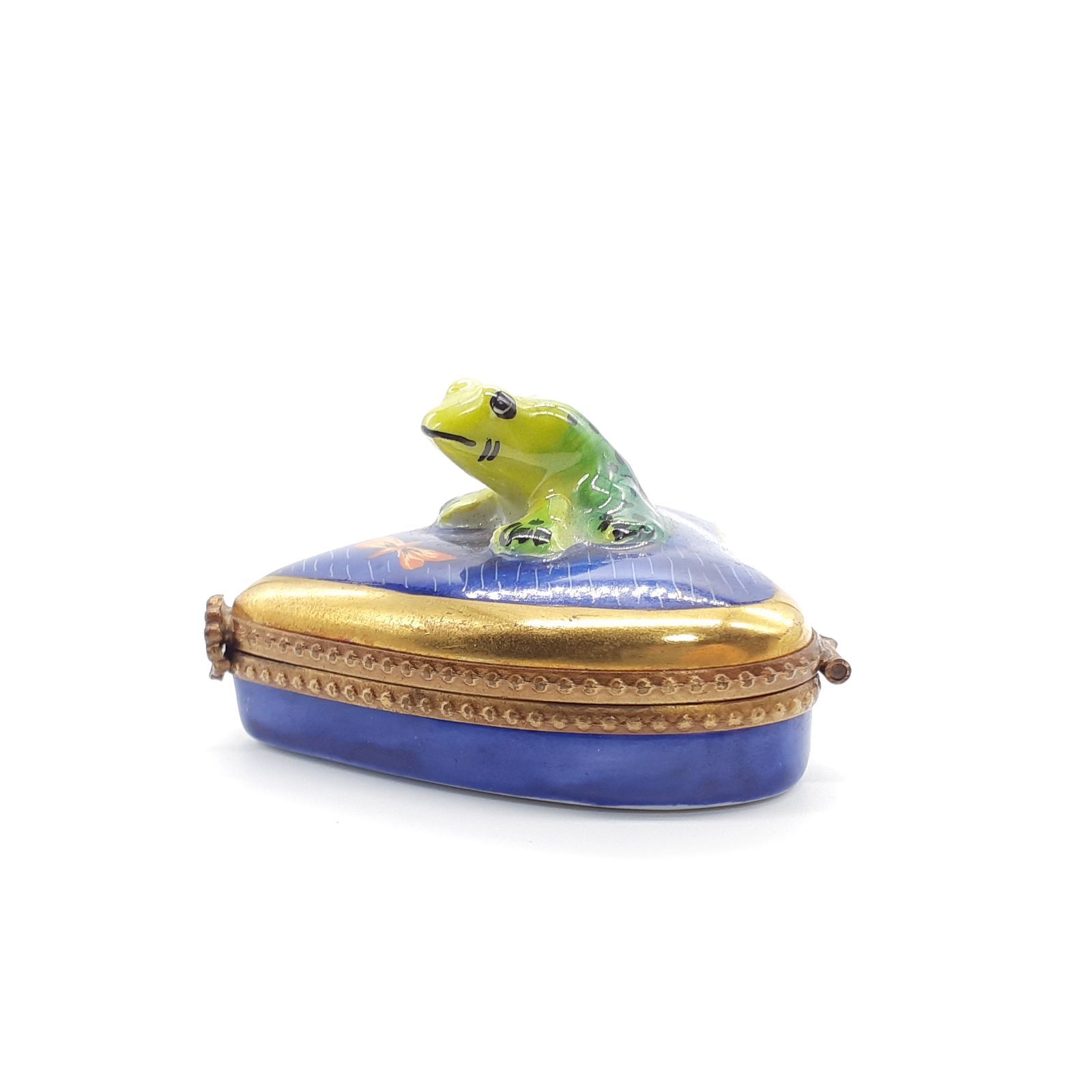 LIMOGES リモージュボックス フランス エナメル 小物入れ カエル