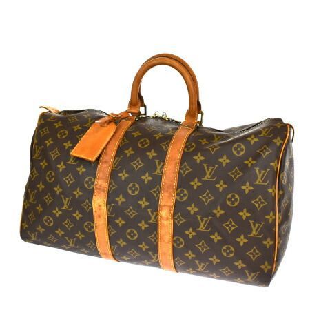 【中古】 ルイヴィトン LOUIS VUITTON キーポル 45 ボストンバッグ ハンド トラベル 旅行かばん モノグラム レザー M41428 80ML840